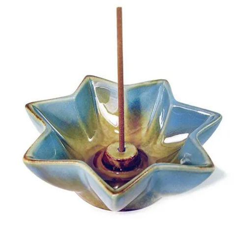 Shoyeido's Lotus Ceramic Incense Holder