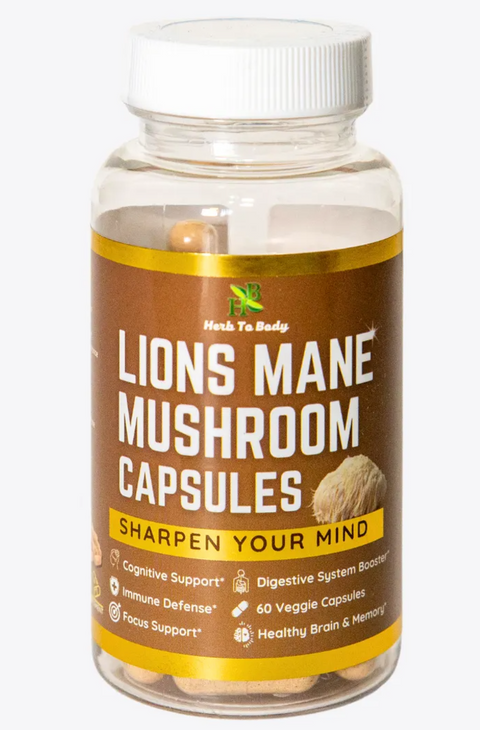 Lions Mane Mushroom Capsules